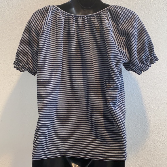 🥳Texture & Thread Peasant Top in Stripe.🥳 - Picture 8 of 8